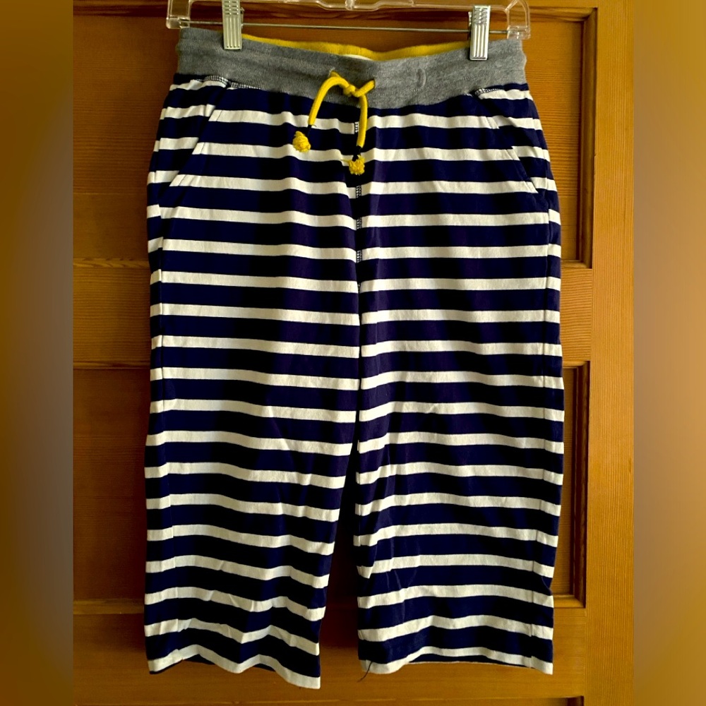 Mini Boden kids striped cotton board shorts, size 13, coolest summer shorts!